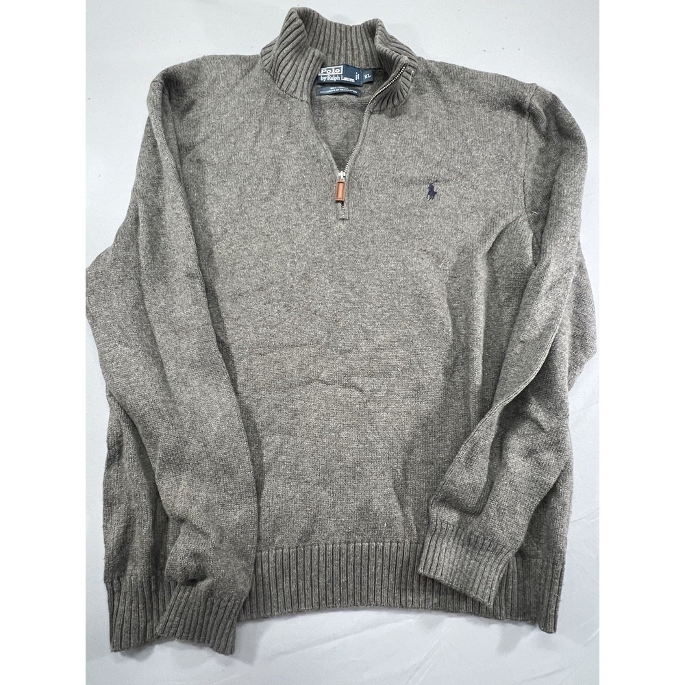 Polo Ralph‎ Lauren 100% Cotton Sweater Exclusive Decoration Gray Size XL